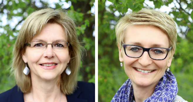 Die CLK-Gemeinderäte Christa Froschmeir (links) und Sonja Rößler.